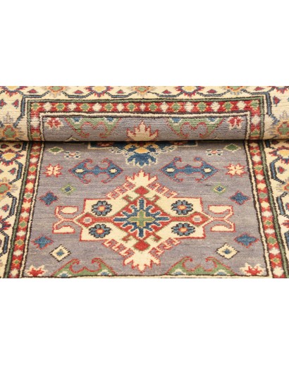 Tappeto Kazak Afghanistan marrone grigio 81x127