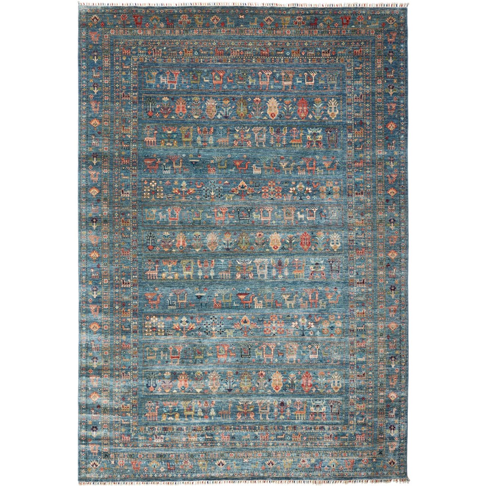 Tappeto Rubin Pakistan azzurro beige 243x348 Tappeto Rubin Pakistan azzurro beige 243x348