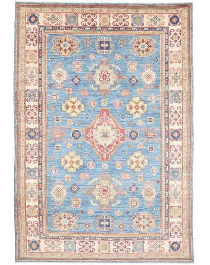 Tappeto Kazak Afghanistan beige grigio 165x247