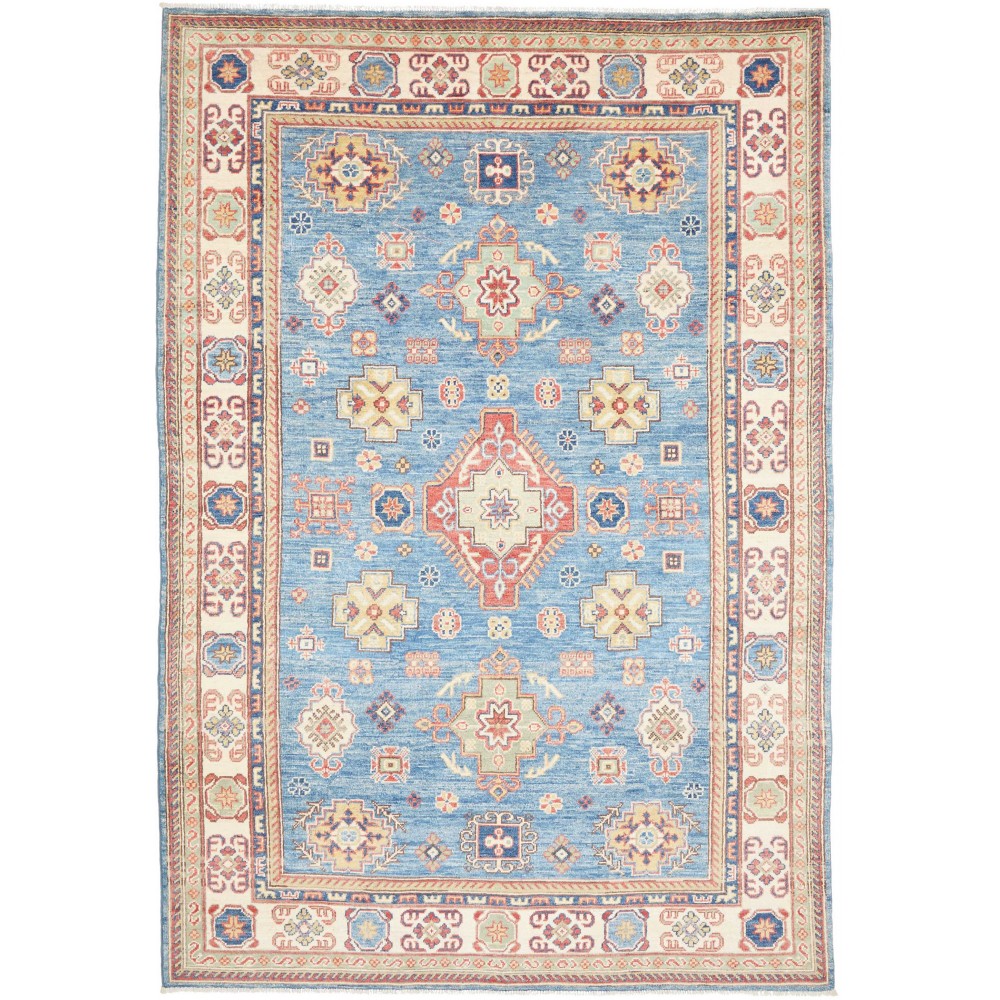 Tappeto Kazak Afghanistan beige grigio 165x247