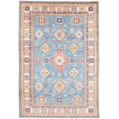 Tappeto Kazak Afghanistan beige grigio 165x247