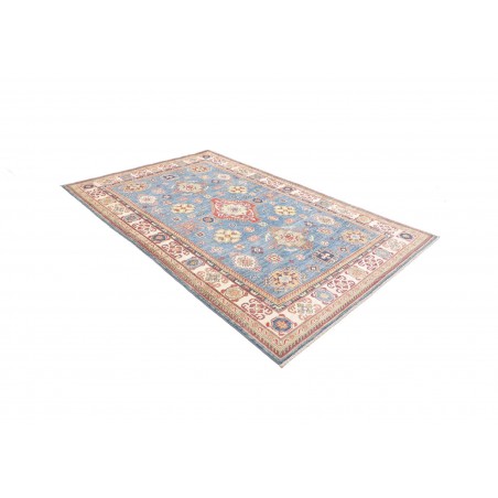 Tappeto Kazak Afghanistan beige grigio 165x247