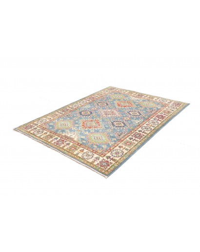 Tappeto Kazak Afghanistan beige grigio 154x200