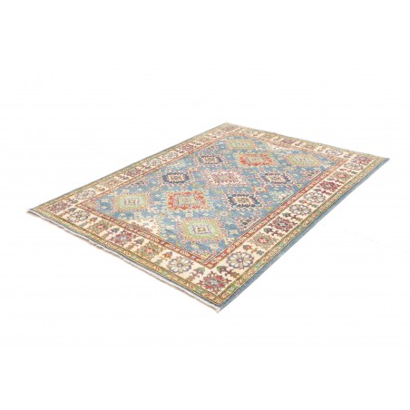 Tappeto Kazak Afghanistan beige grigio 154x200