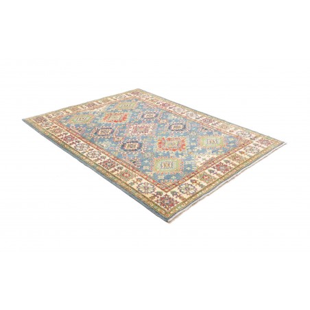 Tappeto Kazak Afghanistan beige grigio 154x200