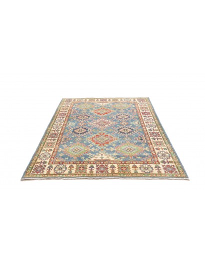 Tappeto Kazak Afghanistan beige grigio 154x200