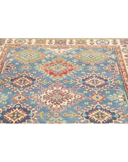 Tappeto Kazak Afghanistan beige grigio 154x200