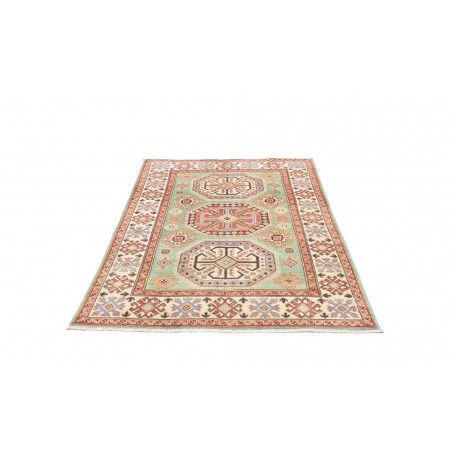 Tappeto Kazak Afghanistan beige azzurro 116x175
