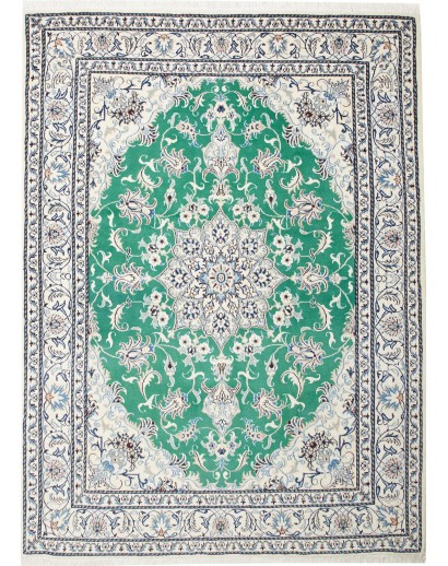 Tappeto Nain Kashmar Persia verde 170x235
