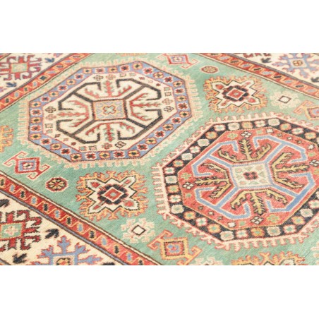 Tappeto Kazak Afghanistan beige azzurro 116x175
