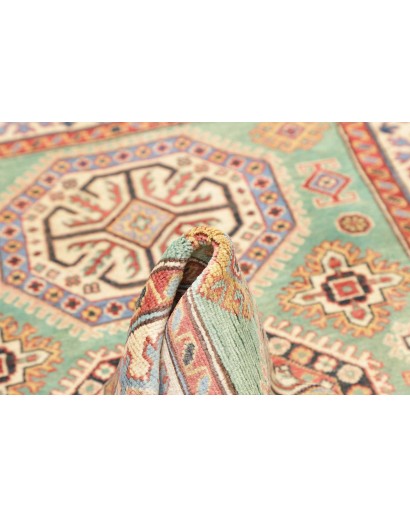 Tappeto Kazak Afghanistan beige azzurro 116x175