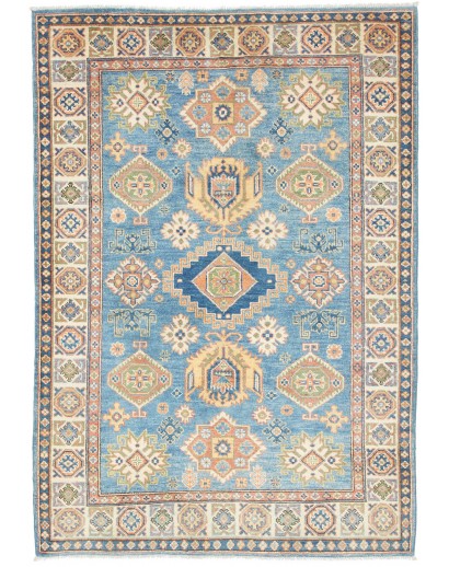 Tappeto Kazak Afghanistan beige marrone 123x176