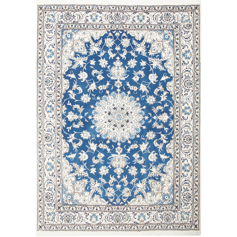 Tappeto Nain Kashmar Persia blu 170x233 Tappeto Nain Kashmar Persia blu 170x233