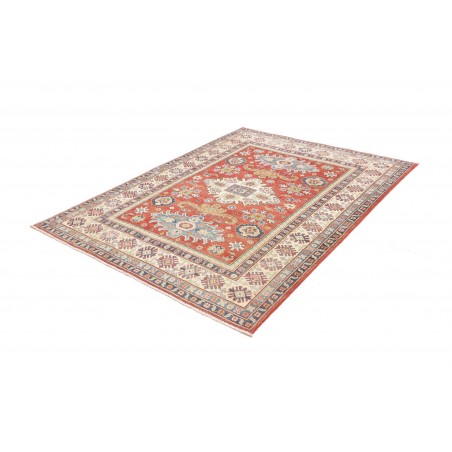 Tappeto Kazak Afghanistan beige azzurro 152x202