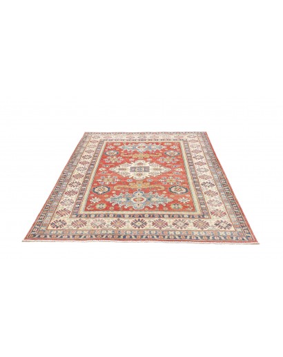 Tappeto Kazak Afghanistan beige azzurro 152x202