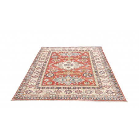Tappeto Kazak Afghanistan beige azzurro 152x202