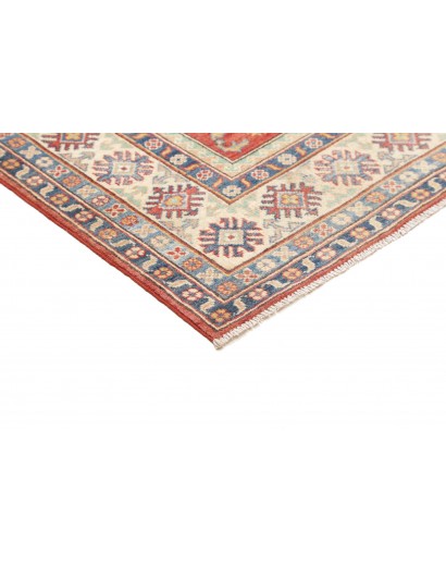 Tappeto Kazak Afghanistan beige azzurro 152x202