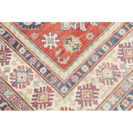 Tappeto Kazak Afghanistan beige azzurro 152x202