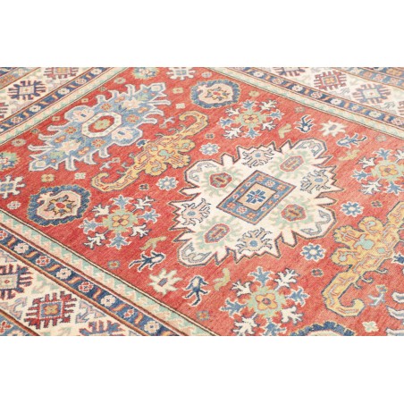 Tappeto Kazak Afghanistan beige azzurro 152x202