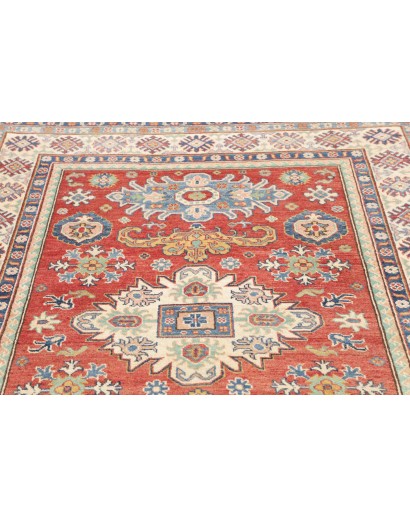 Tappeto Kazak Afghanistan beige azzurro 152x202