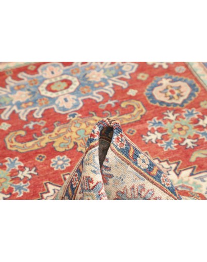 Tappeto Kazak Afghanistan beige azzurro 152x202