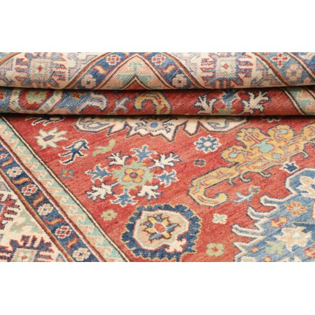 Tappeto Kazak Afghanistan beige azzurro 152x202