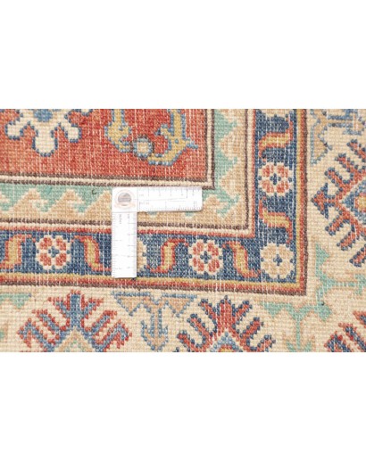 Tappeto Kazak Afghanistan beige azzurro 152x202