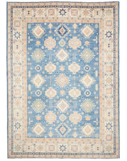 Tappeto Kazak Afghanistan beige grigio 249x352