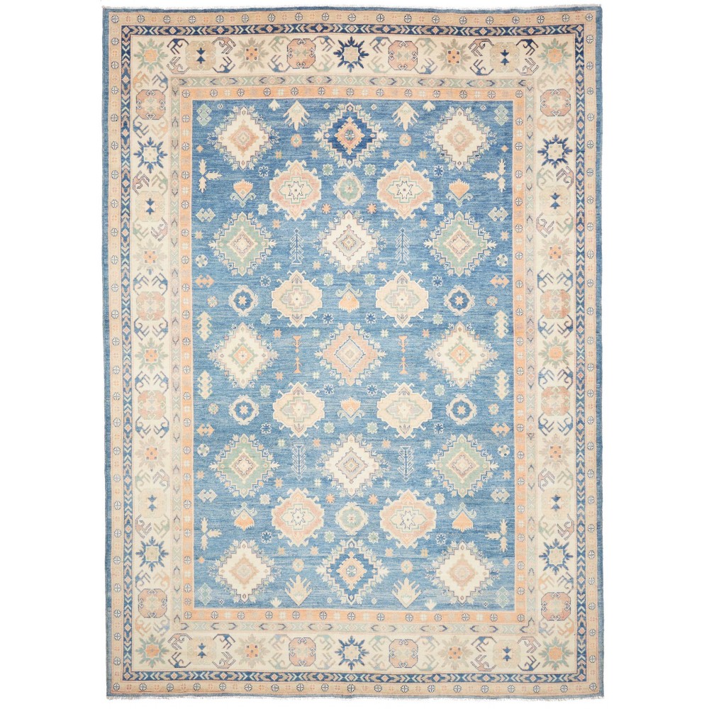 Tappeto Kazak Afghanistan beige grigio 249x352