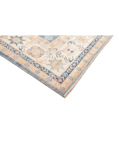 Tappeto Kazak Afghanistan beige grigio 249x352