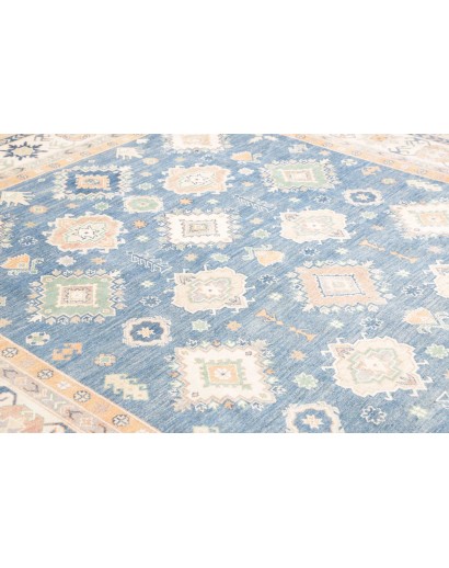 Tappeto Kazak Afghanistan beige grigio 249x352