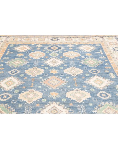 Tappeto Kazak Afghanistan beige grigio 249x352
