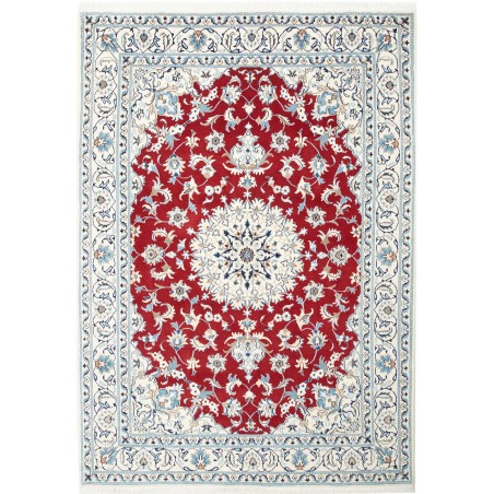 Tappeto Nain Kashmar Persia bianco grigio 170x240