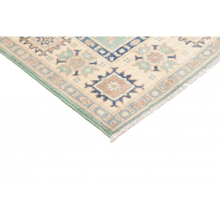 Tappeto Kazak Afghanistan bianco grigio 147x206
