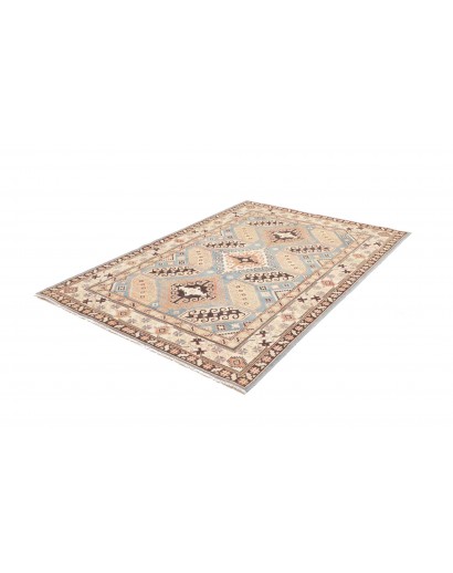 Tappeto Kazak Afghanistan bianco 153x214