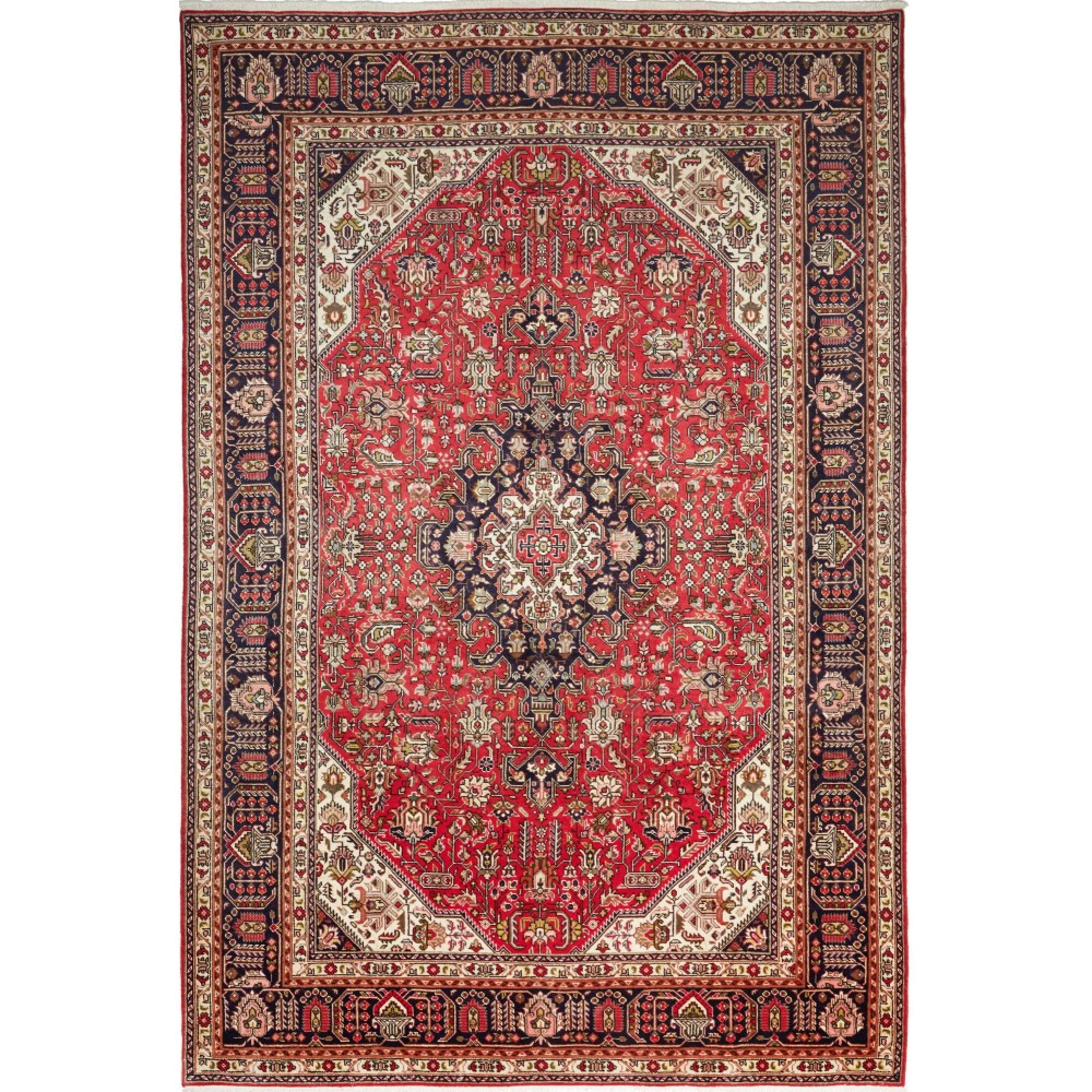 Tappeto Tabriz Persia marrone 200x300 Tappeto Tabriz Persia marrone 200x300