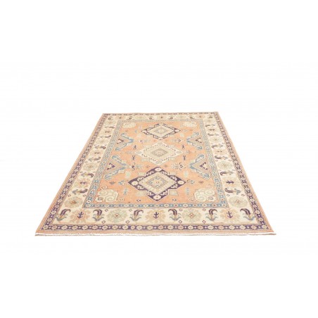 Tappeto Kazak Afghanistan beige azzurro 151x220