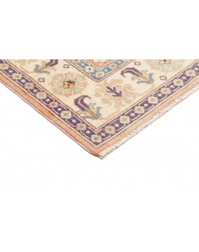 Tappeto Kazak Afghanistan beige azzurro 151x220