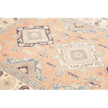 Tappeto Kazak Afghanistan beige azzurro 151x220