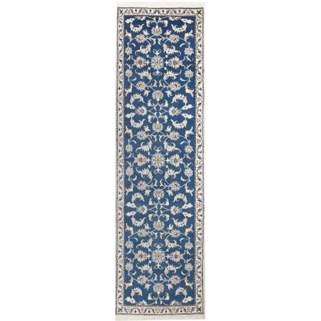 Tappeto Nain Kashmar Persia grigio bianco 80x285