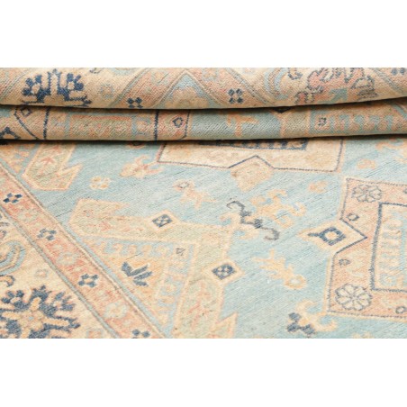 Tappeto Kazak Afghanistan bianco azzurro 151x204