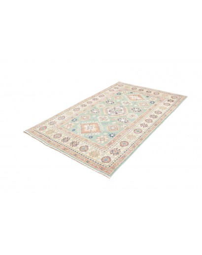 Tappeto Kazak Afghanistan beige bianco 127x194