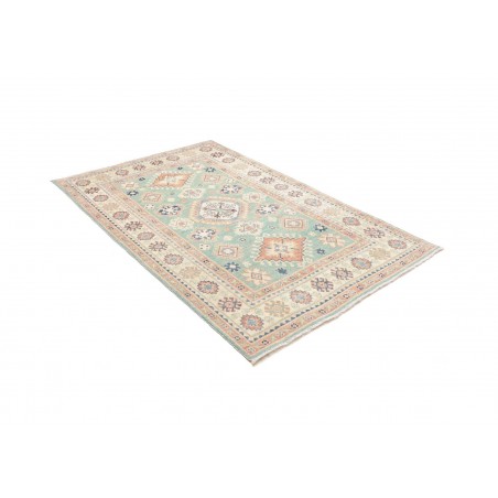 Tappeto Kazak Afghanistan beige bianco 127x194