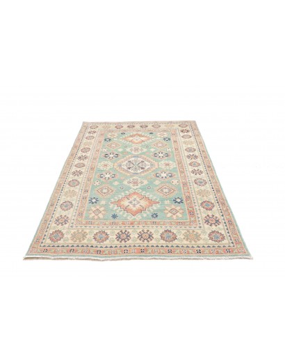 Tappeto Kazak Afghanistan beige bianco 127x194