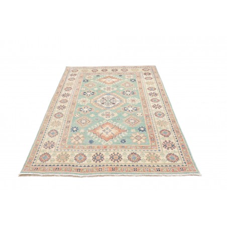 Tappeto Kazak Afghanistan beige bianco 127x194