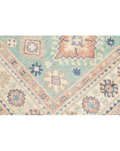 Tappeto Kazak Afghanistan beige bianco 127x194