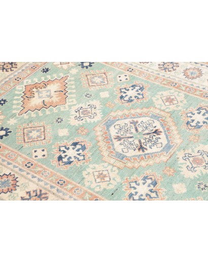 Tappeto Kazak Afghanistan beige bianco 127x194