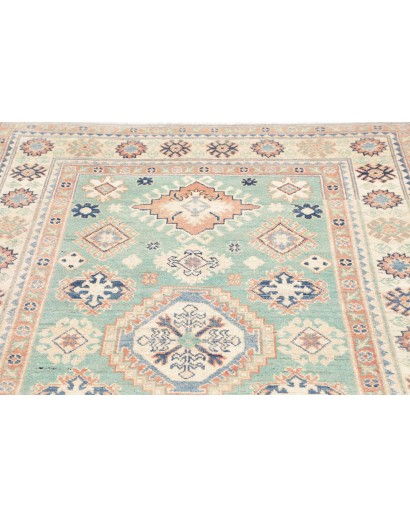 Tappeto Kazak Afghanistan beige bianco 127x194
