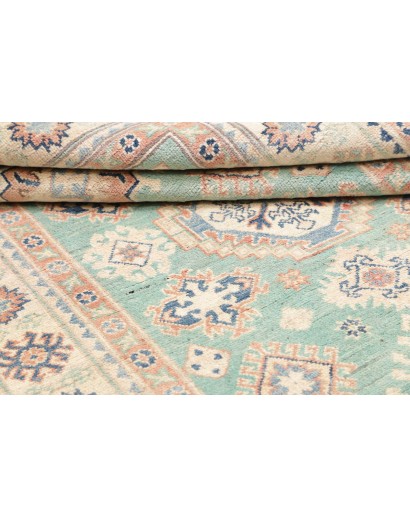 Tappeto Kazak Afghanistan beige bianco 127x194