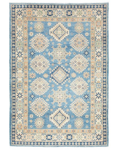 Tappeto Kazak Afghanistan beige grigio 123x182